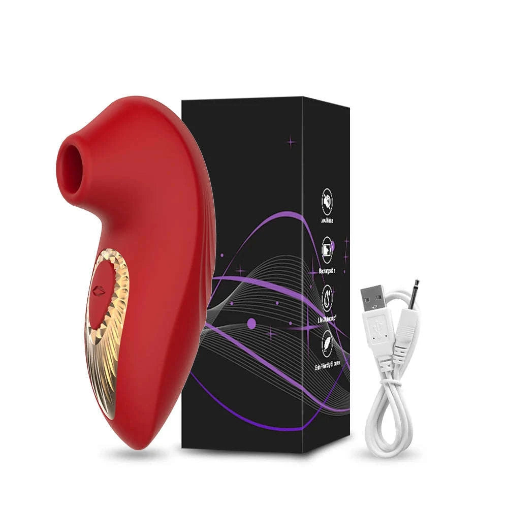Powerful Clit Sucker Vibrator with 10 Intense Modes-GM41-GN / China Mainland