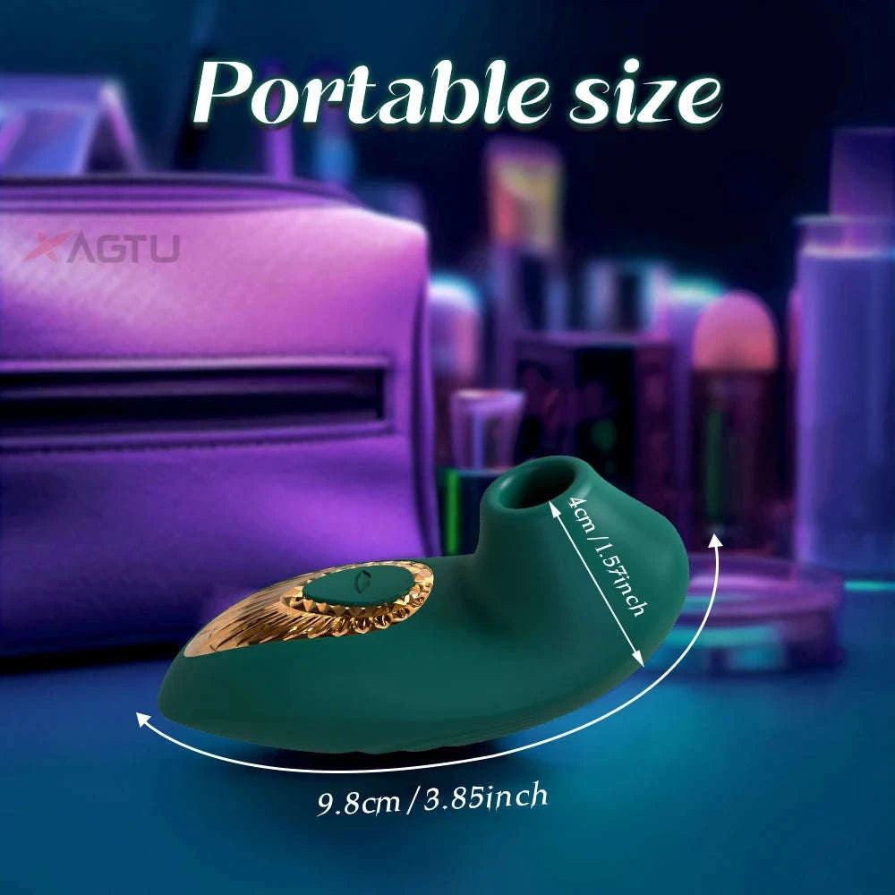 Powerful Clit Sucker Vibrator with 10 Intense Modes-GM41-GN / China Mainland