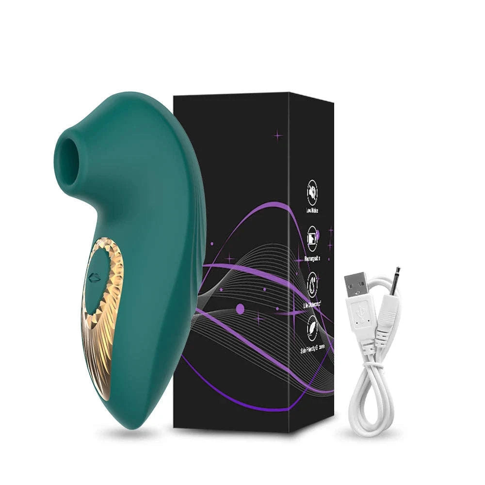 Powerful Clit Sucker Vibrator with 10 Intense Modes-GM41-GN / China Mainland