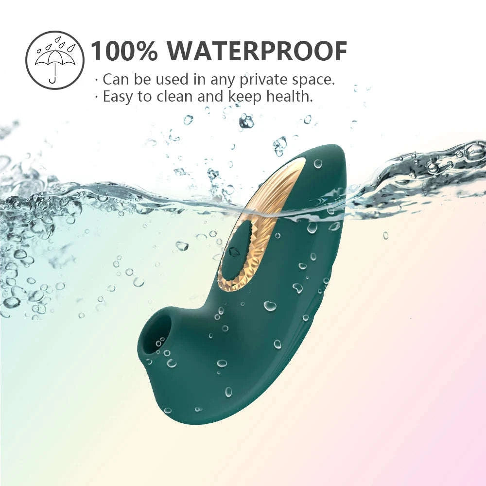 Powerful Clit Sucker Vibrator with 10 Intense Modes-GM41-GN / China Mainland