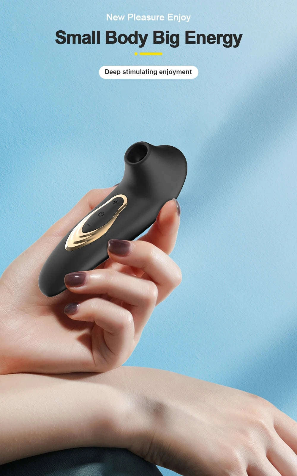 Powerful Clitoral Sucking Vibrator for Women-GM22-BK-BOX / CHINA