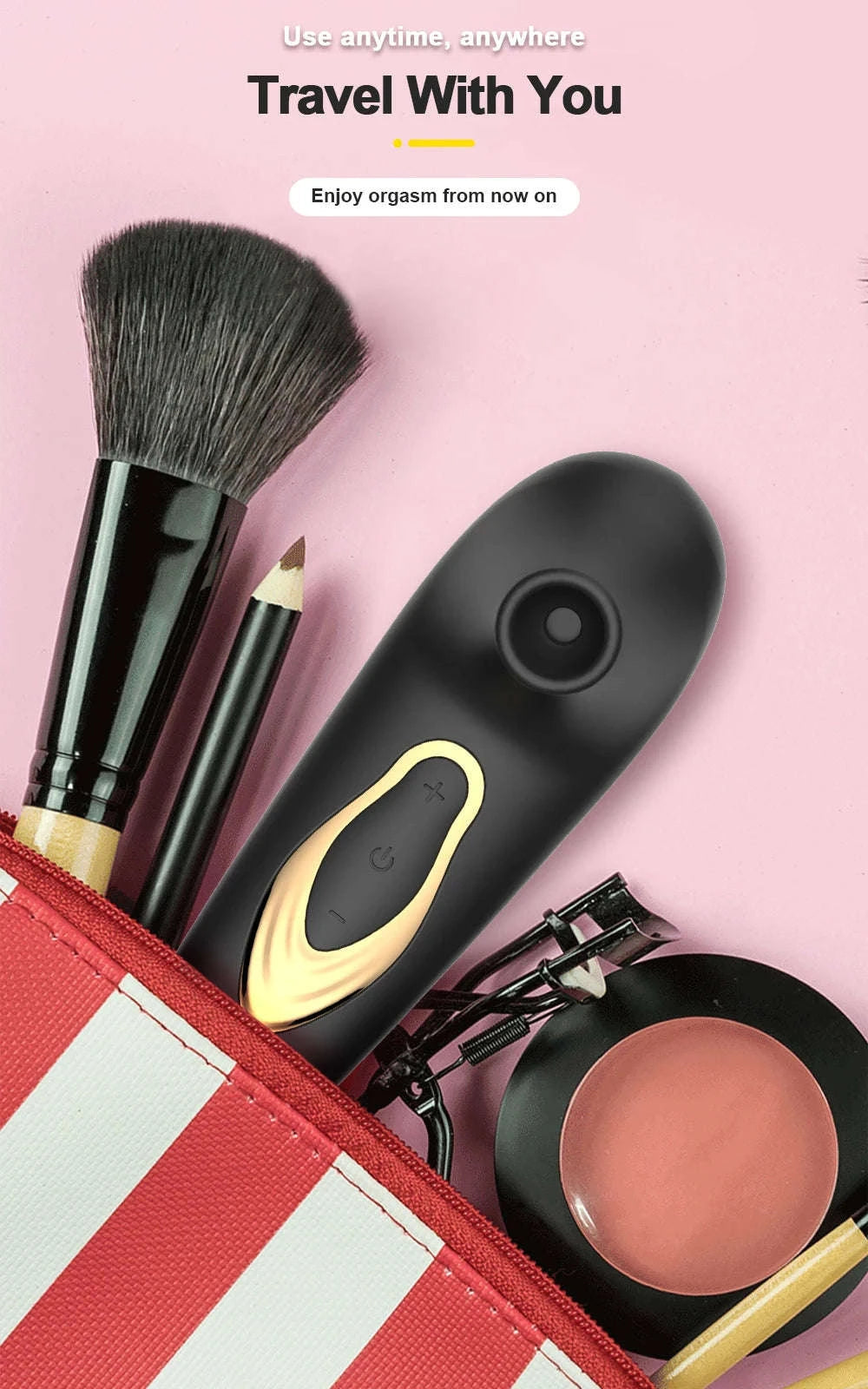 Powerful Clitoral Sucking Vibrator for Women-GM22-BK-BOX / CHINA