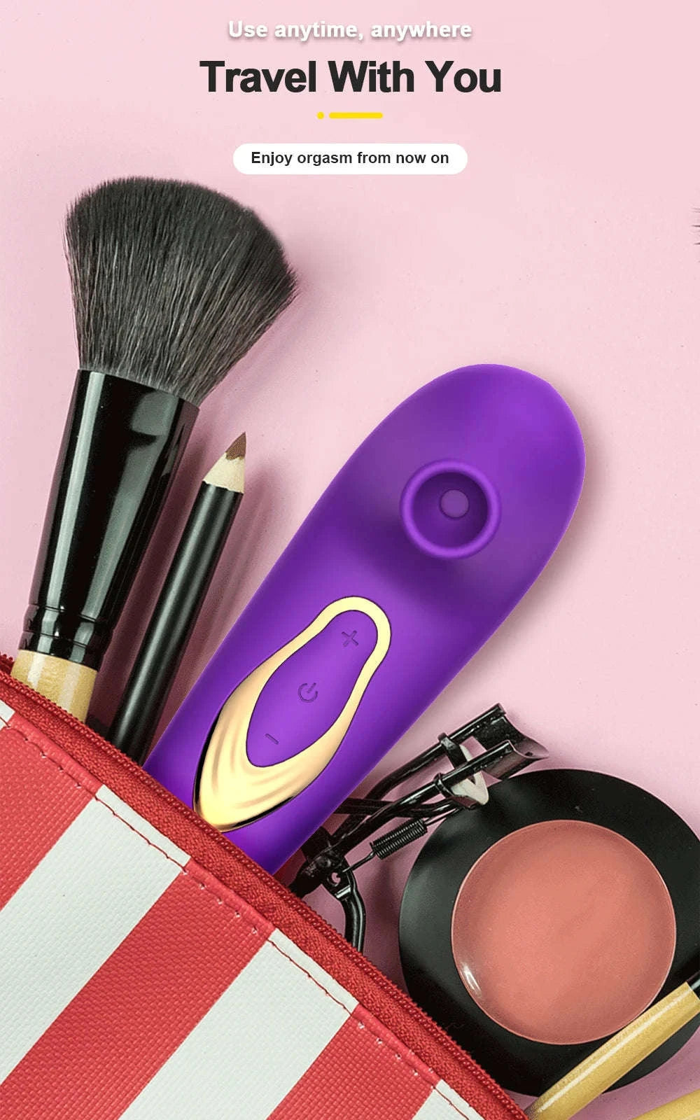 Powerful Clitoral Sucking Vibrator for Women-GM22-BK-BOX / CHINA