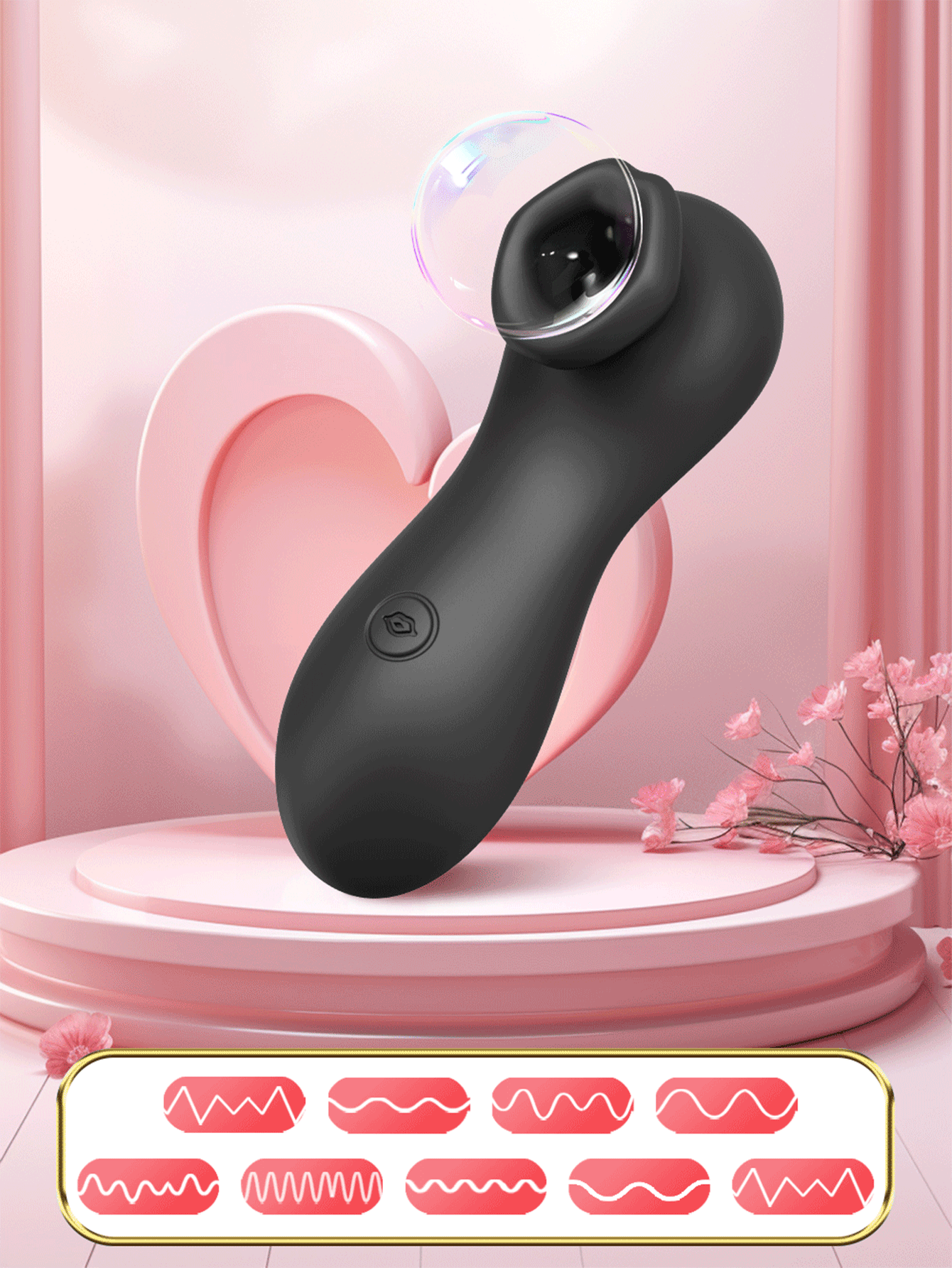 Powerful Clitoral Sucking Vibrator for Women-GM22-BK-BOX / CHINA
