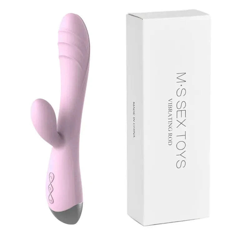Powerful Dildo Vibrator with 10-Mode G-Spot Stimulation-Blue-With box