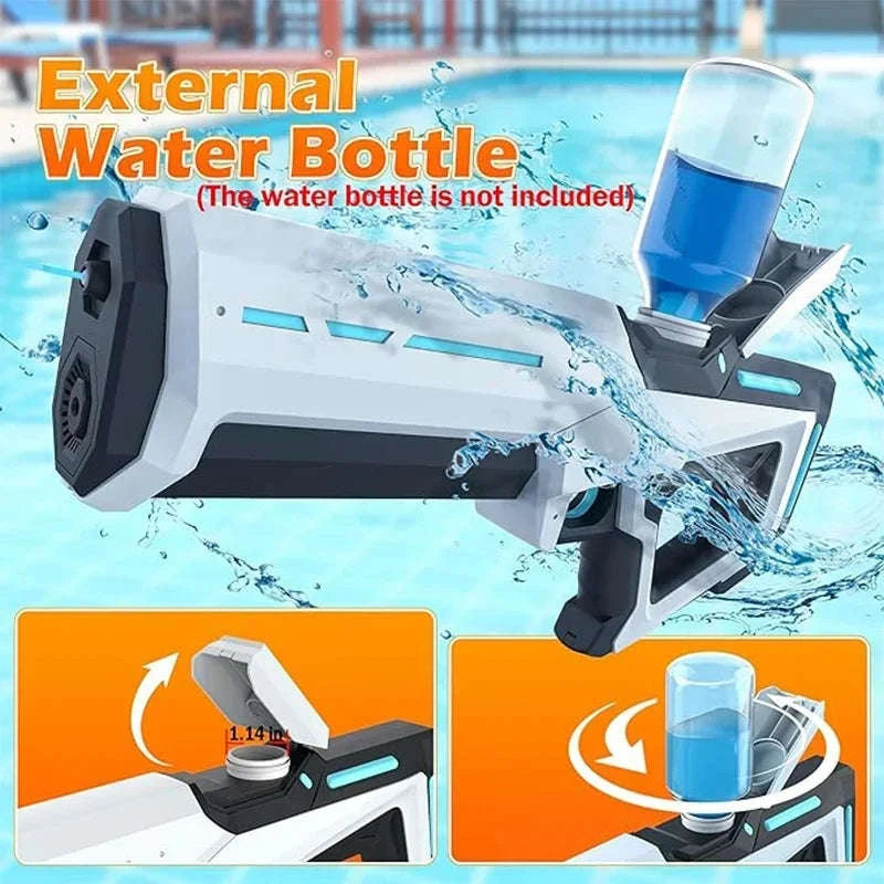 Powerful Electric Water Gun-Beige