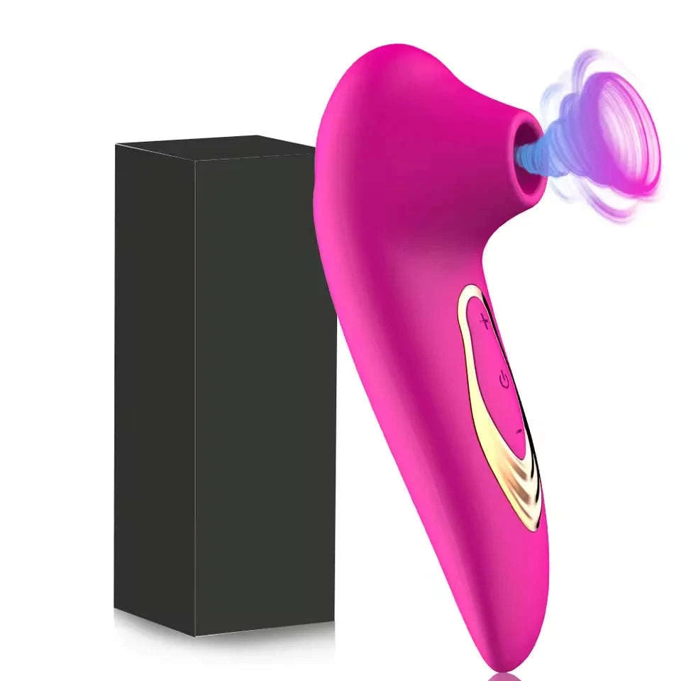 Powerful Oral Sucking Vibrator for Women-Purple-Box