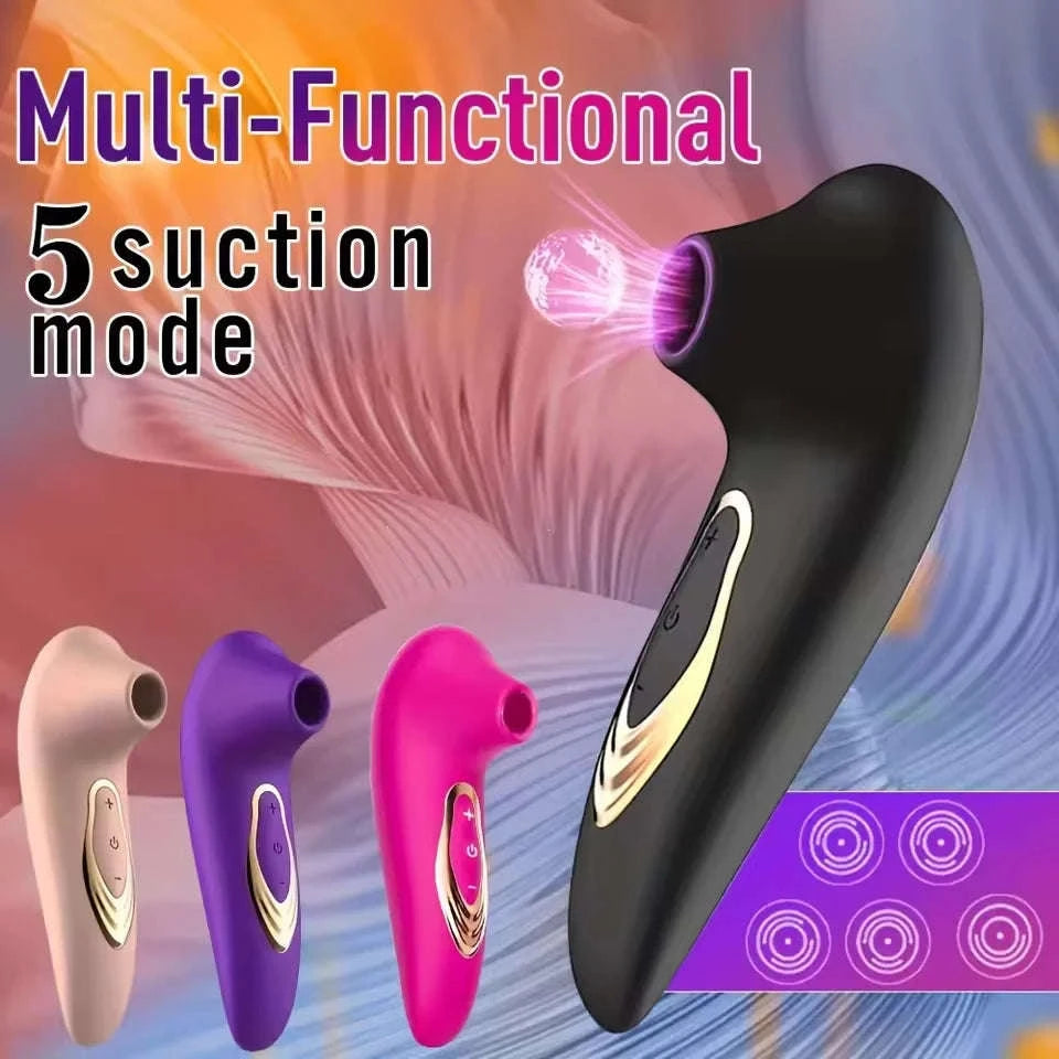 Powerful Oral Sucking Vibrator for Women-Purple-Box