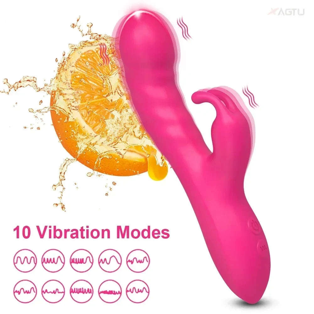 Powerful Rabbit Vibrator-red with box