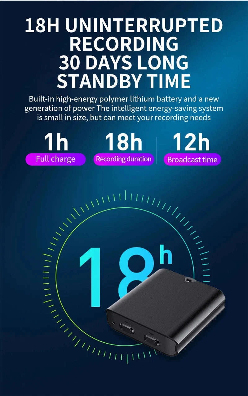 Powerful UltraThin Mini Sound Recorder-Q1 / 16 GB