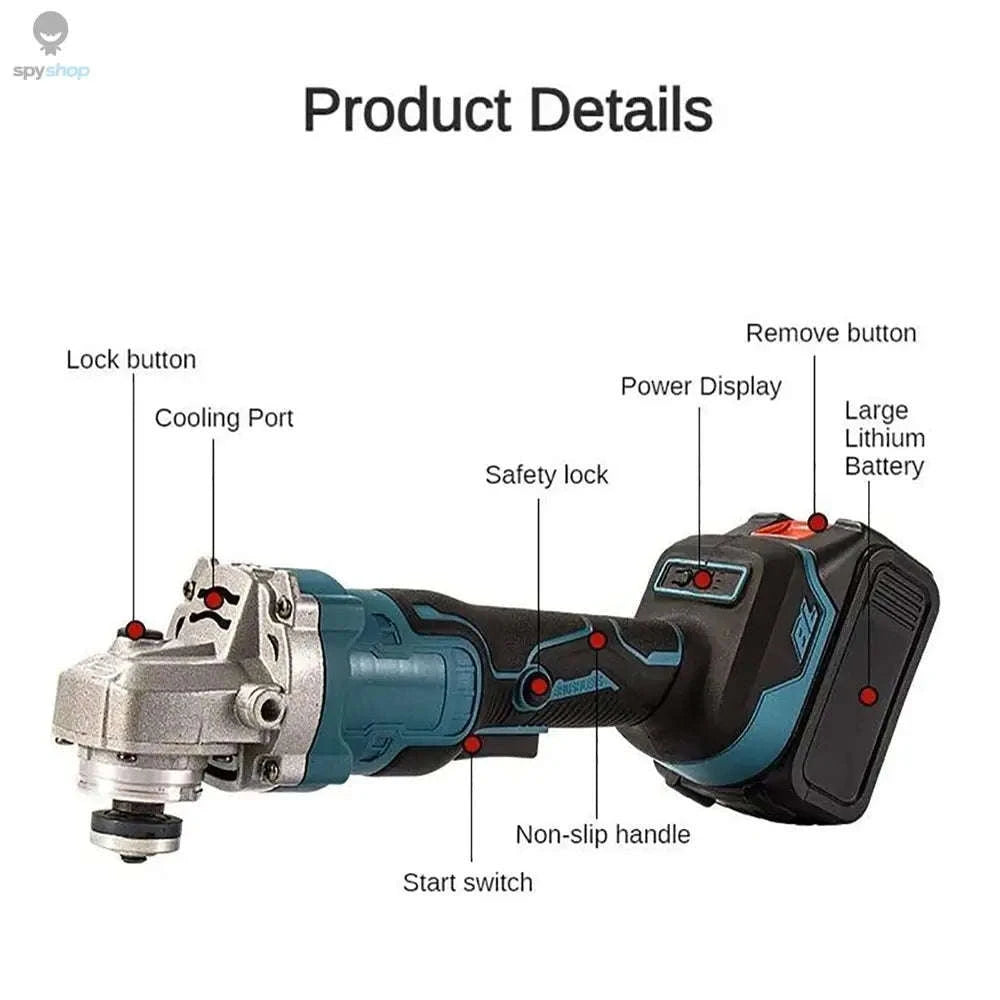 PowerMaster 21V Cordless Angle Grinder-With 1 battery / Poland
