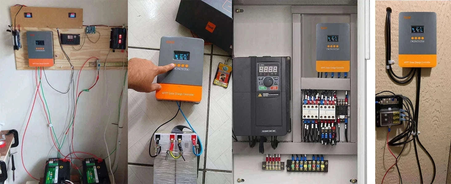 PowMr MPPT Solar Charge Controller for 12V–48V Systems-PWM 60A / france