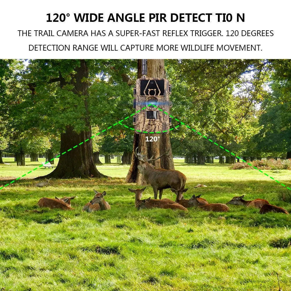 PR801W 8K WiFi Trail Camera with 60MP Night Vision-add 32GB / China Mainland