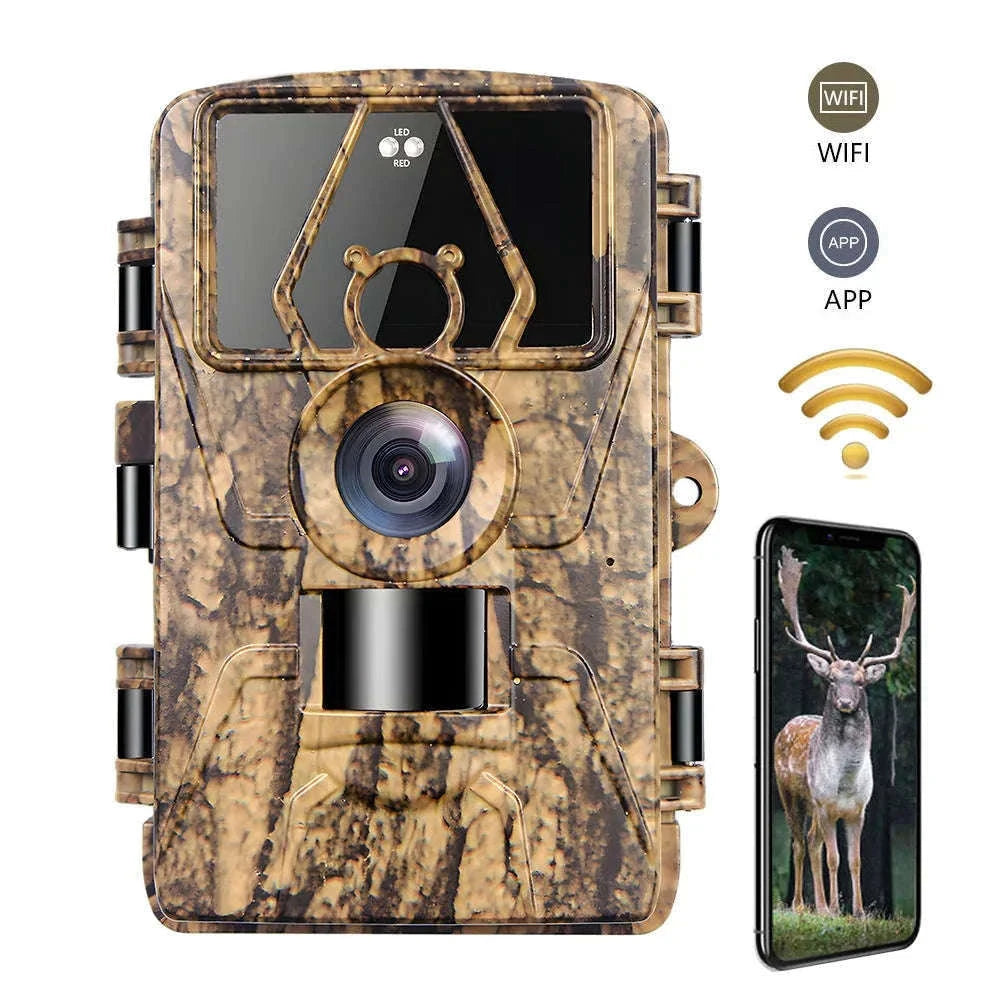 PR801W 8K WiFi Trail Camera with 60MP Night Vision-add 32GB / China Mainland