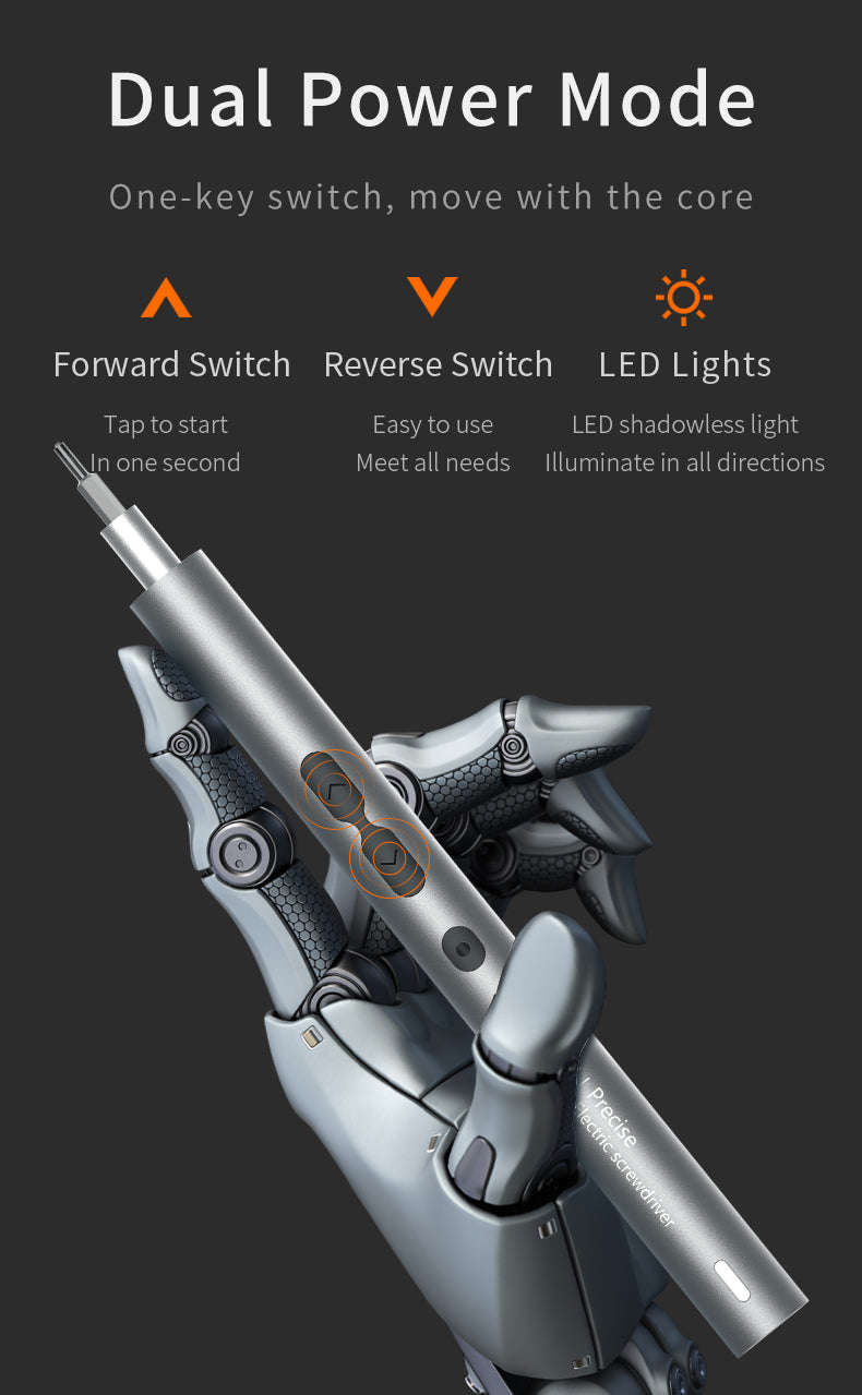 Precision Electric Screwdriver Set – 6‑in‑1 Repair Kit-N20 handle 4 bits