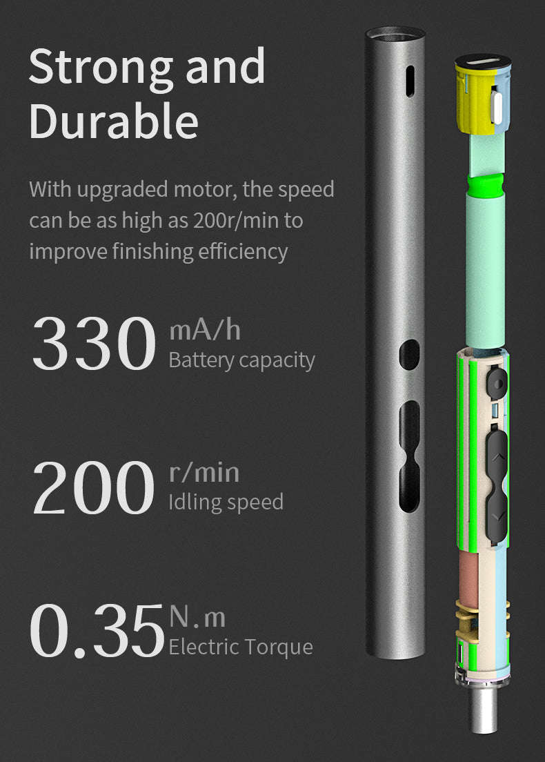 Precision Electric Screwdriver Set – 6‑in‑1 Repair Kit-N20 handle 4 bits