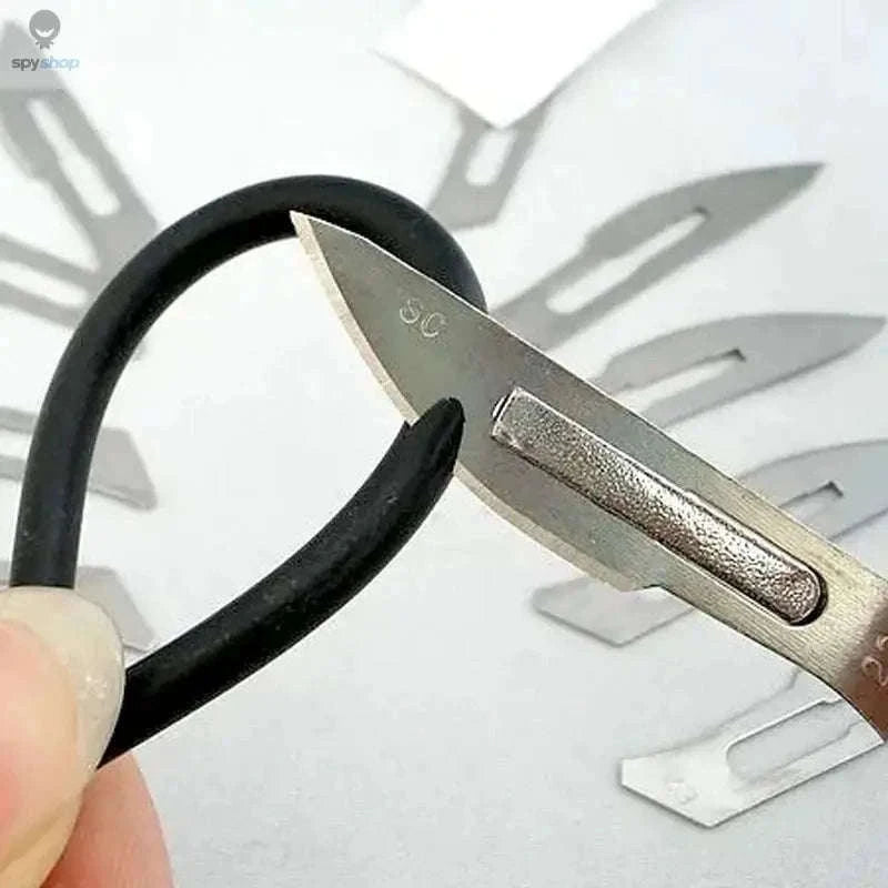 Precision Hobby Blade Set with Stainless Steel Handle-Scalple Blade 23