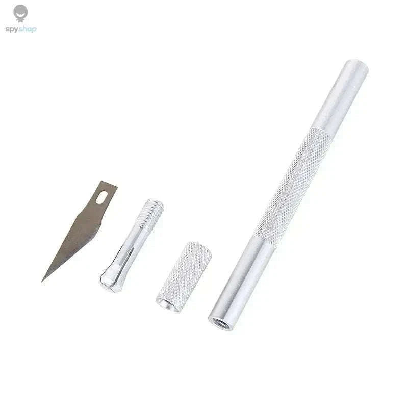 Precision Metal Scalpel Knife Kit for Detailed Cutting-Gold