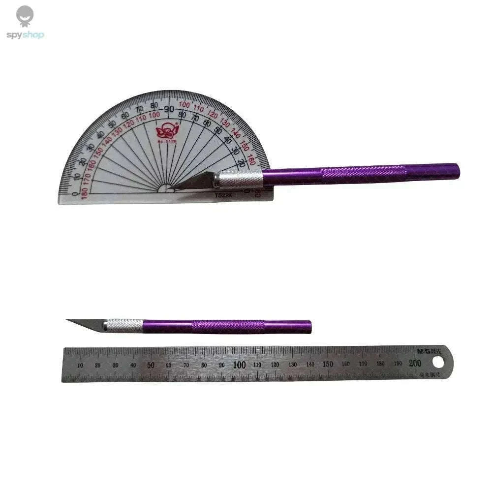 Precision Metal Scalpel Knife Kit for Detailed Cutting-Gold