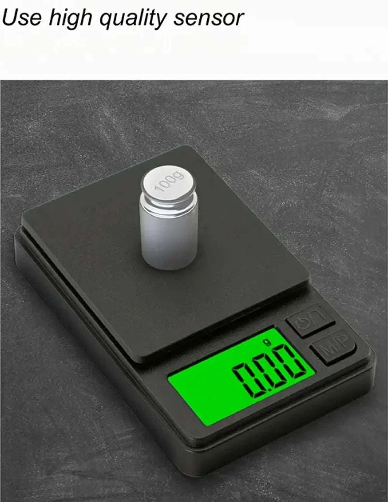 Precision Pocket Scale 1000g x 0.1g – Digital Mini Scale for Travel and Daily Use-2PCS 0.1g 1000g