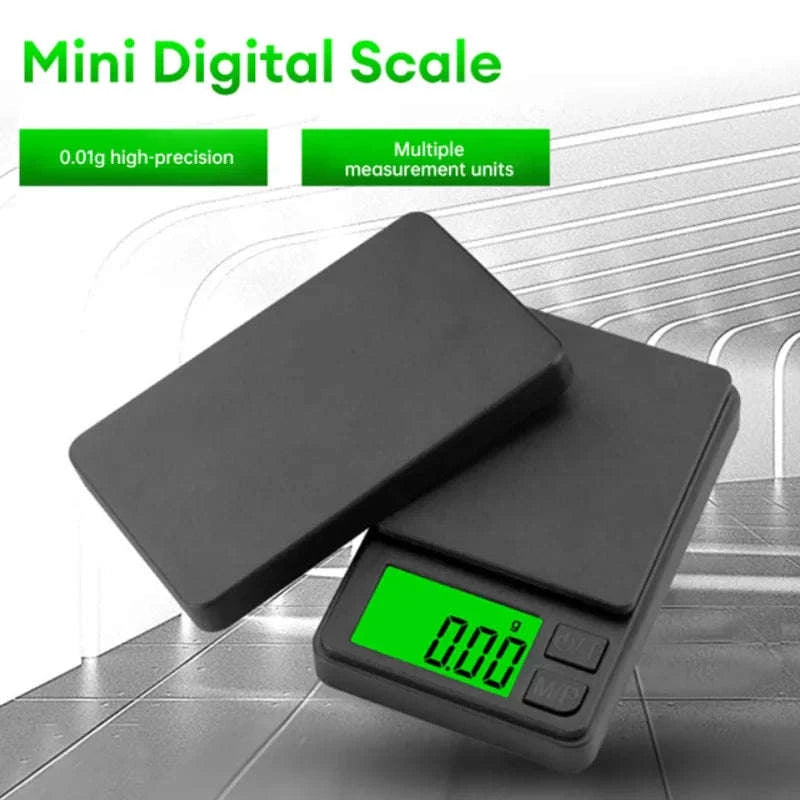 Precision Pocket Scale 1000g x 0.1g – Digital Mini Scale for Travel and Daily Use-2PCS 0.1g 1000g