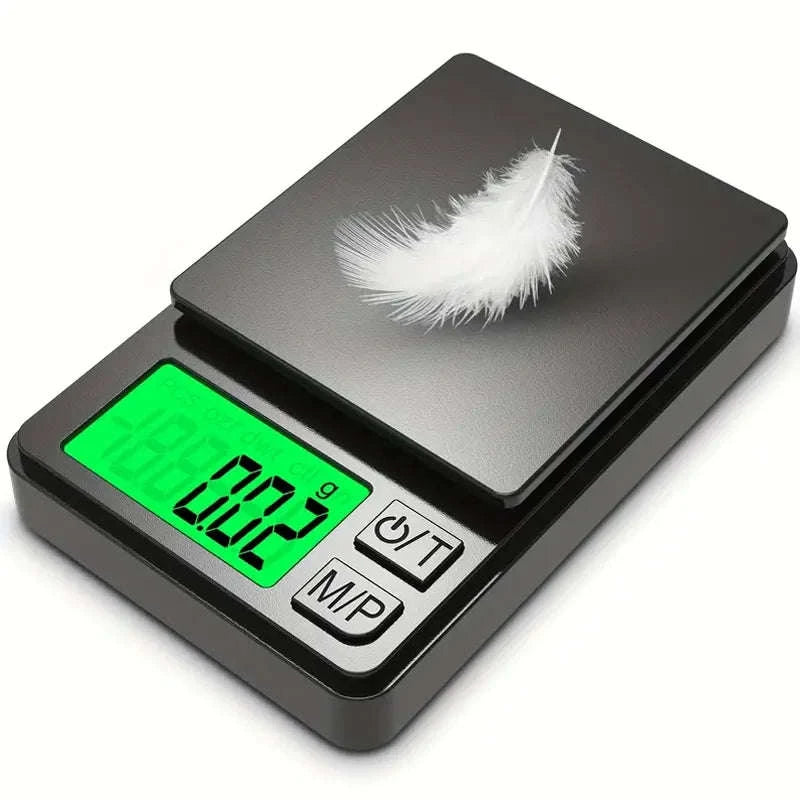 Precision Pocket Scale 1000g x 0.1g – Digital Mini Scale for Travel and Daily Use-2PCS 0.1g 1000g