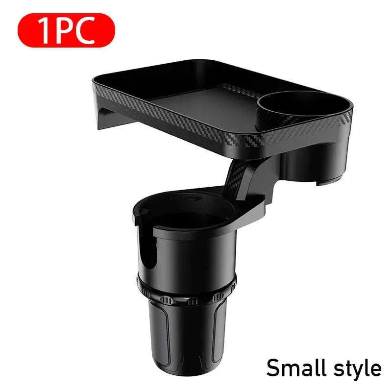 Premium Car Cup Holder Expander with Tray-Small