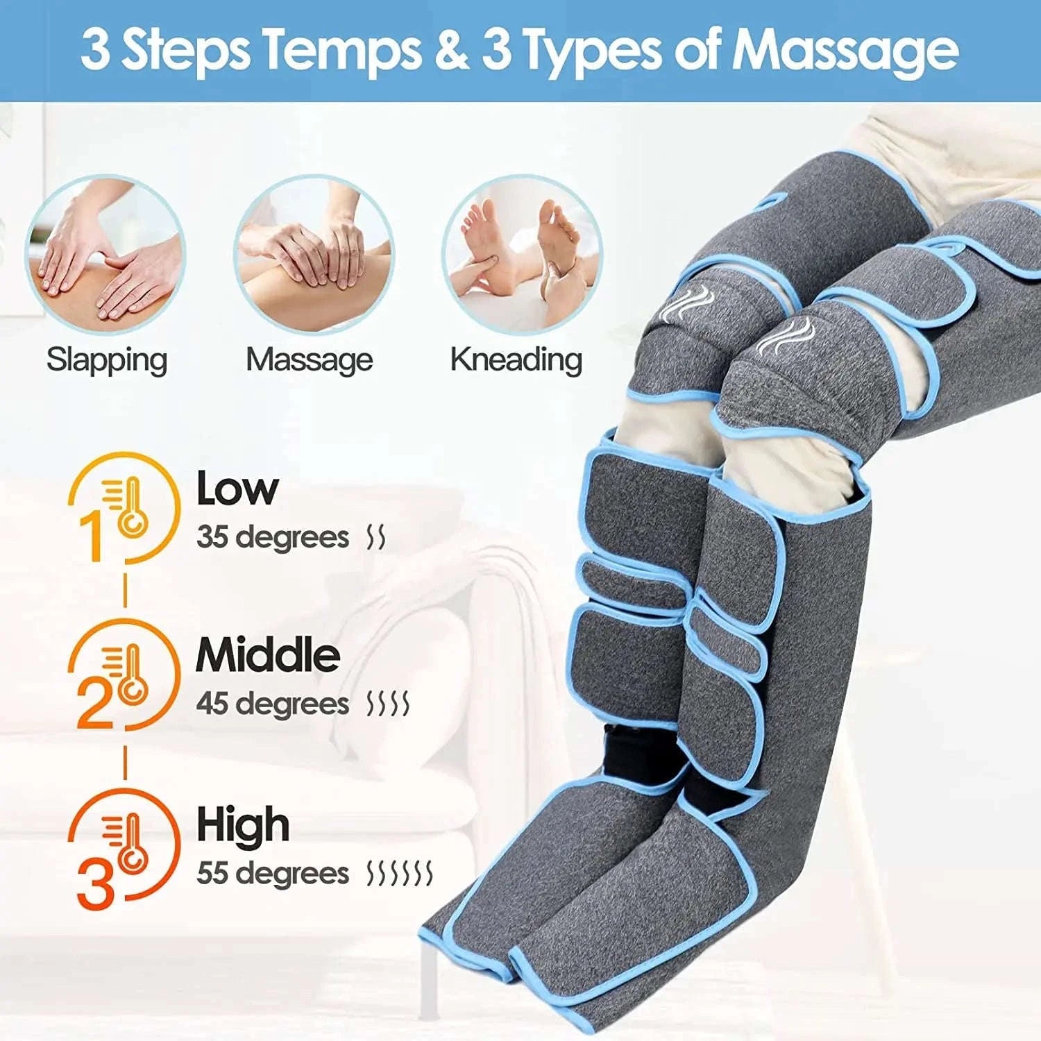 Premium Foot and Leg Massager-EU plug 2022