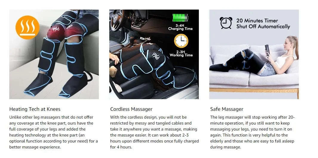 Premium Foot and Leg Massager-EU plug 2022