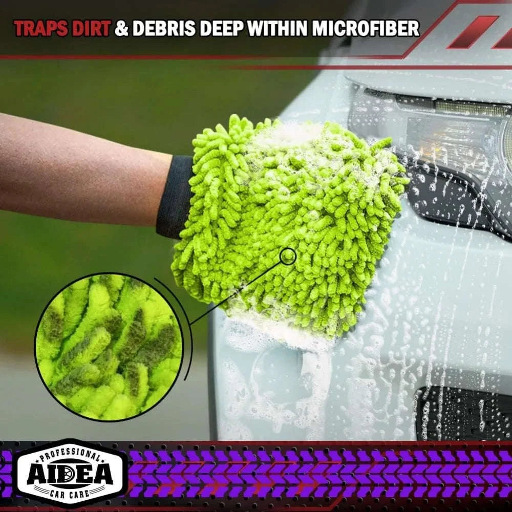 Premium Microfiber Car Wash Mitt-1PCS