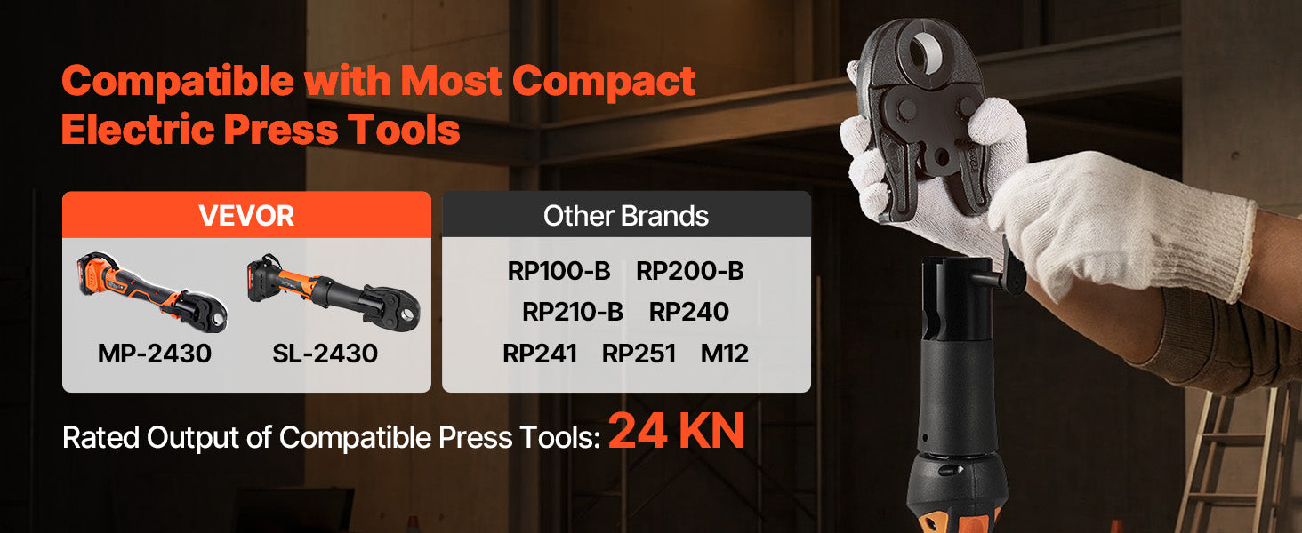 1/2 Inch Press Jaw for Compact Series Press Tool