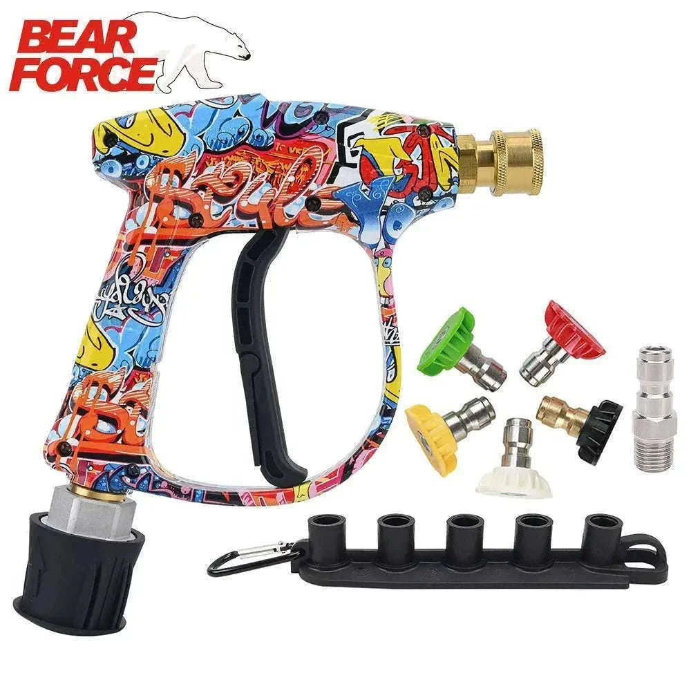 Pressure Washer Spray Gun with Quick Connect Nozzles-Type A