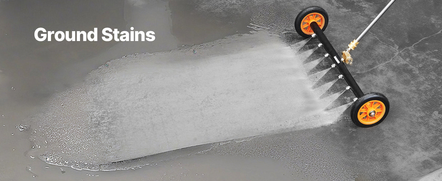 16/24 Inch Pressure Washer Undercarriage Cleaner for Driveway