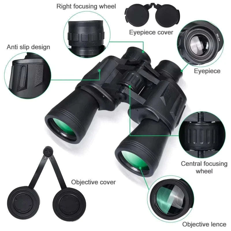 Pro High-Powered 20X50 Binoculars for Bird Watching-Black 20X50