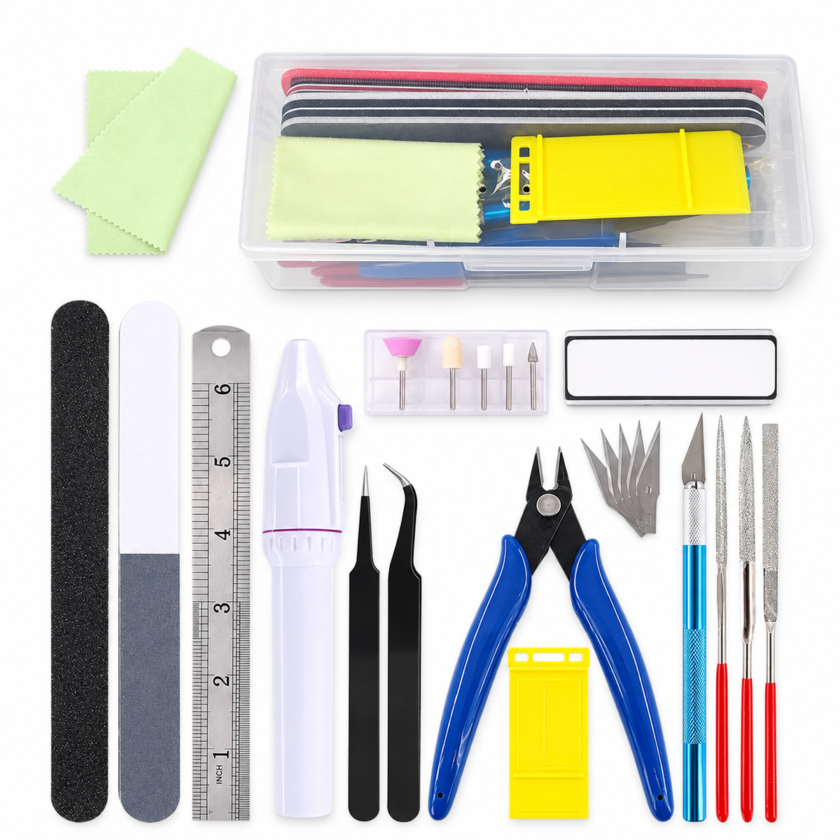 Model Building Tool Kit with Storage Box – 9 or 24 Pieces