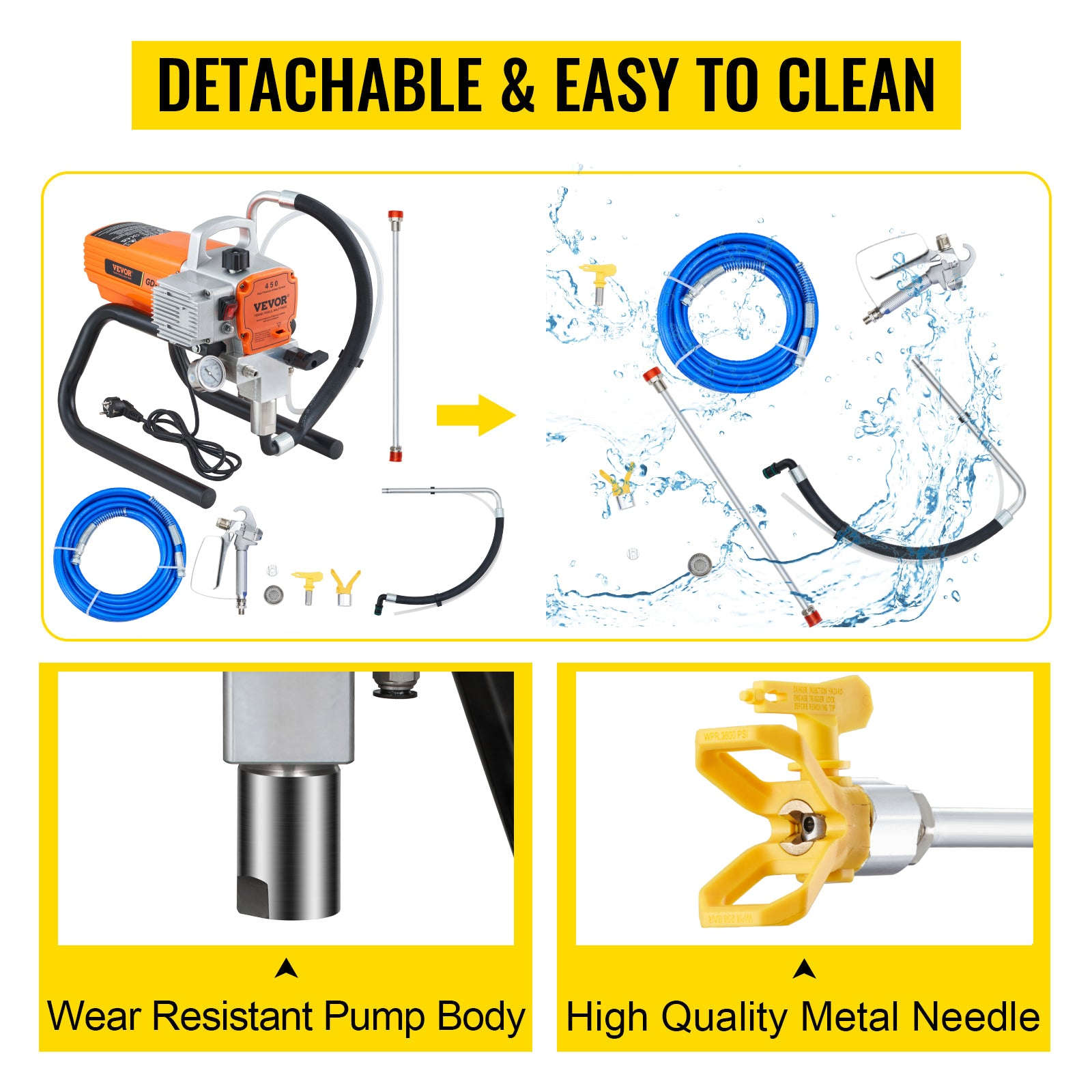 Professional Airless Wall Paint Sprayer 1500W/1800W-1500W / GERMANY