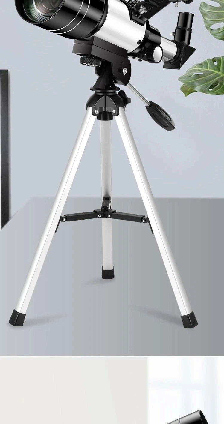 Professional Astronomical Telescope F30070 Monocular 150× Zoom HD Night Vision-1.4M tripod