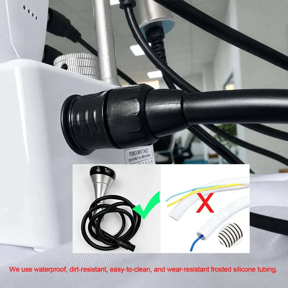 Professional Cavitation Machine with Massage Handles-Ivory / Mexico