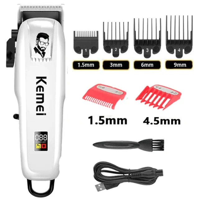 Professional Cordless Hair Clipper for Precise Home Grooming-KM-PG809B
