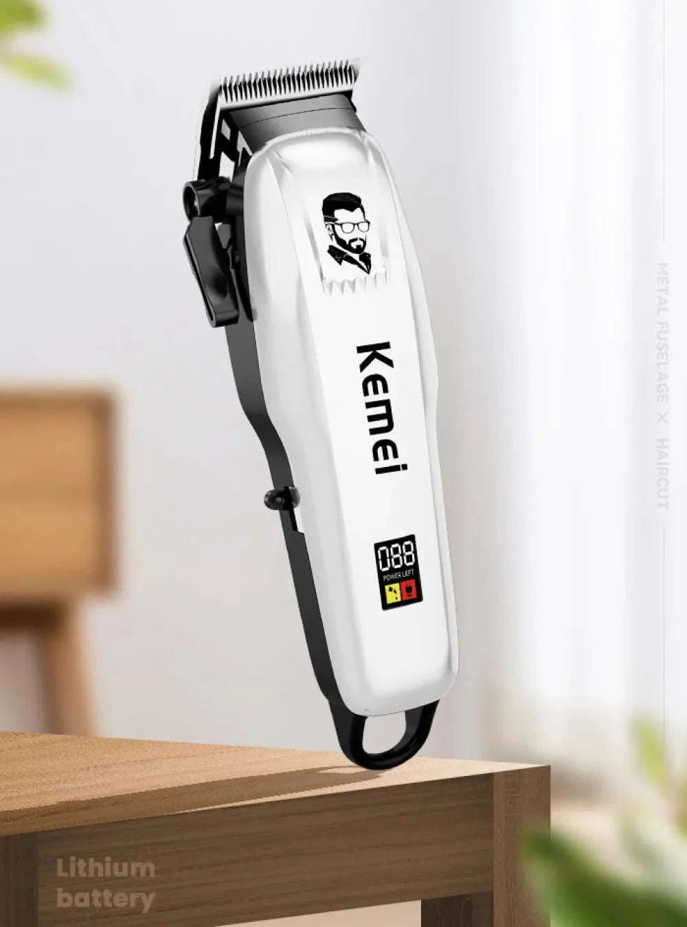 Professional Cordless Hair Clipper for Precise Home Grooming-KM-PG809B