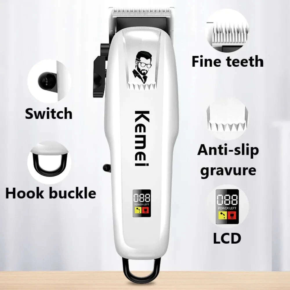 Professional Cordless Hair Clipper for Precise Home Grooming-KM-PG809B
