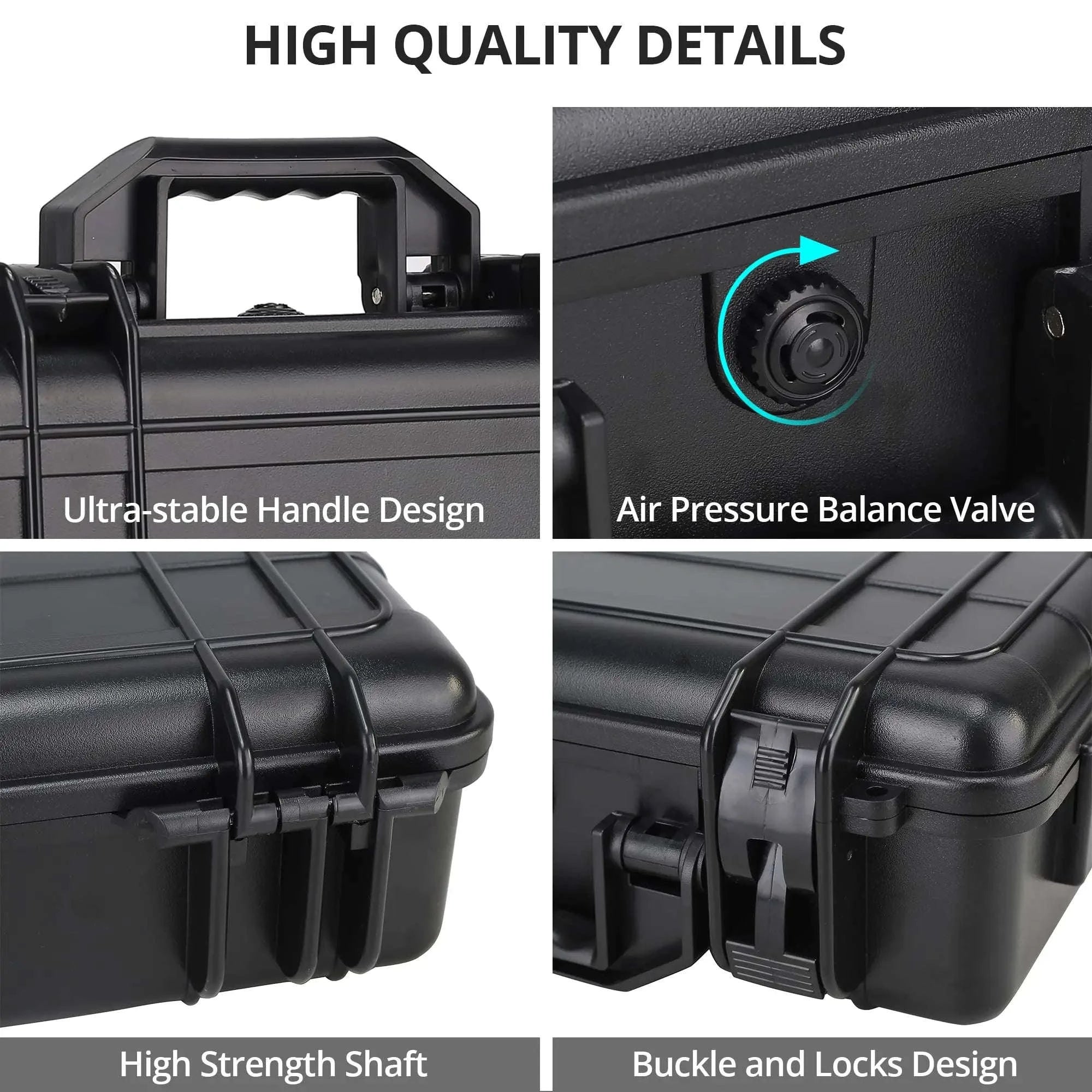 Professional Hard Shell Travel Case for DJI Mini 4 Pro-Black