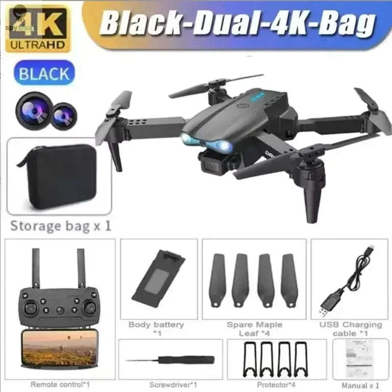 Professional HD E99Pro 4K Dual‑Camera Pro Drone-Dedicated-Apron-Blue