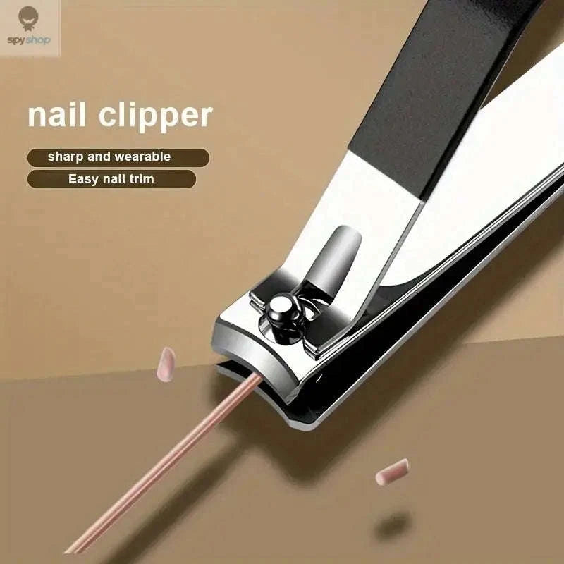 Professional Manicure Set with PU Leather Case-24pcs Black-Brown