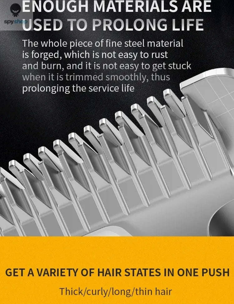 Professional Pet Trimmer – All‑Metal Low‑Noise Rechargeable Grooming Clipper-JML001