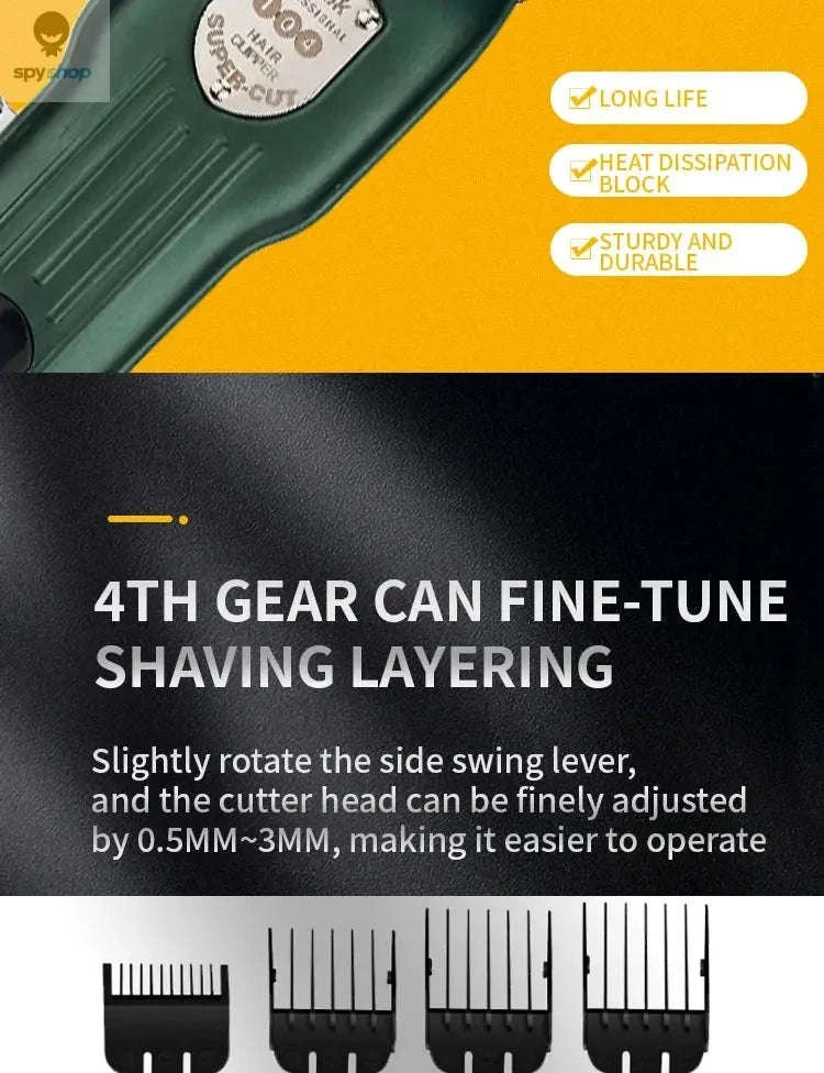 Professional Pet Trimmer – All‑Metal Low‑Noise Rechargeable Grooming Clipper-JML001