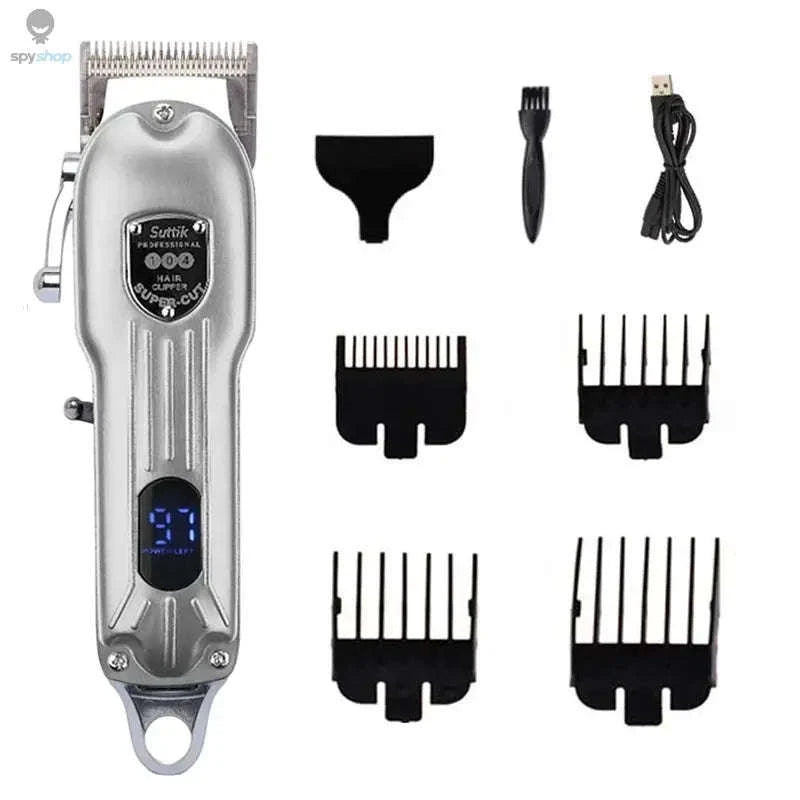 Professional Pet Trimmer – All‑Metal Low‑Noise Rechargeable Grooming Clipper-JML001