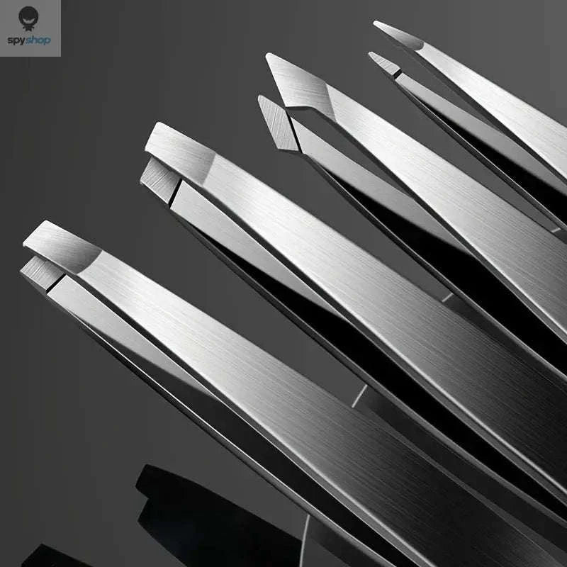 Professional Tweezers Set – Precision, Comfort & Versatile Grooming Tools-Rose Gold 4 Pcs