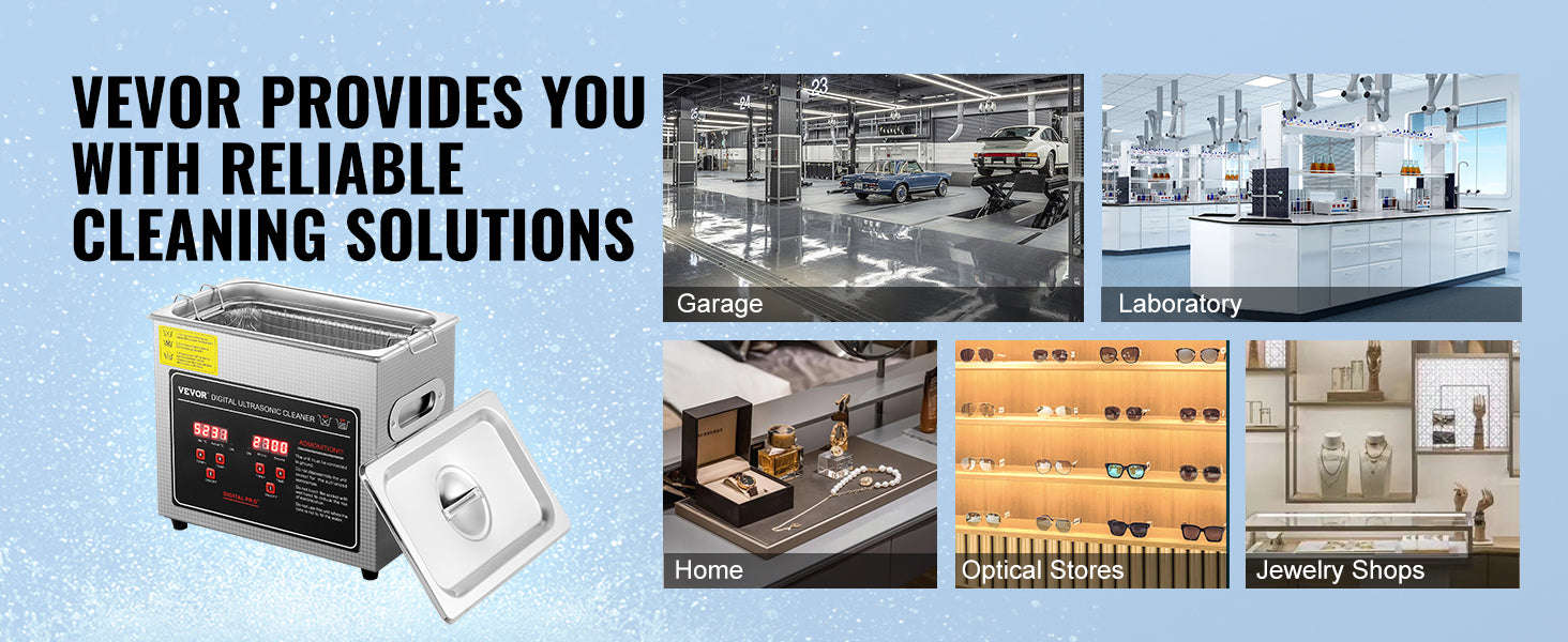 Professional Ultrasonic Cleaner for Deep Precision Cleaning-30L / france