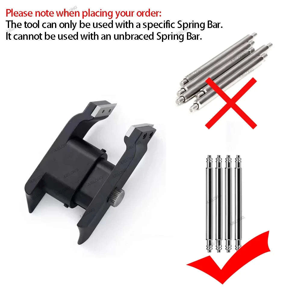 Professional Watch Bracelet Removal Tool Stainless Steel Spring Bar Pliers-Silver